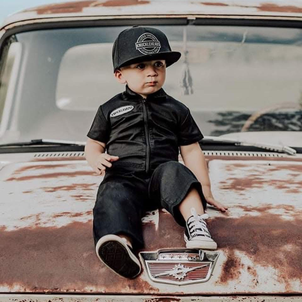 Boy Grease Monkey Birthday Coveralls Outfit by Knuckleheads – Born To Love  Clothing