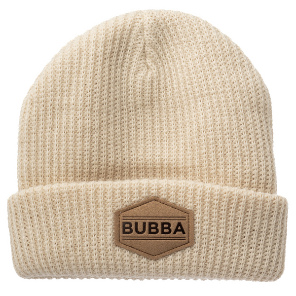 Image of Ivory Kids Beanie with Bubba Logo